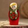 Matryoshka 5 puppet "Tatyana", Khokhloma, 14-15 cm