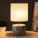 Safari KEMBLE LAMPLE E27 40W white-blue 12.5x12.5x29 cm Risalux