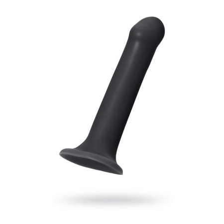 Belt strap-on on suction cup Strap-on-me, silicone, black color, 19 cm