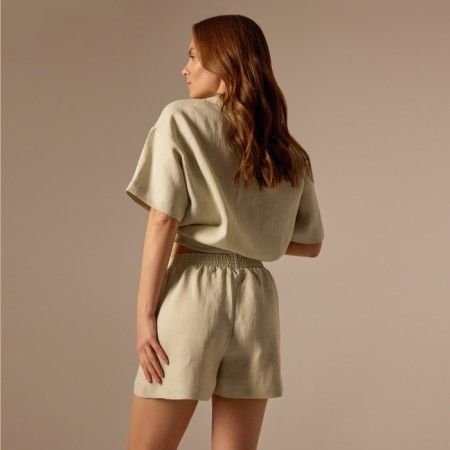 Female suit (shirt and shorts) SL Home p. S, light green-1