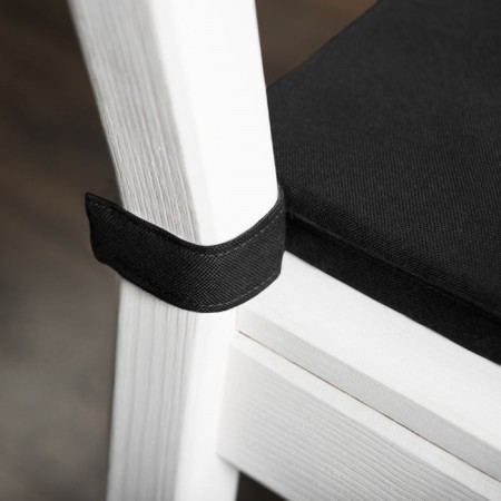 A set of pillows for the chair "Billy", size 37x42 cm, black color-1