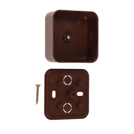 Single box for the cable channel Ural Pak, 50x50x20, IP40, Dark Tree, KR-513180050-1