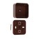 Single box for the cable channel Ural Pak, 50x50x20, IP40, Dark Tree, KR-513180050