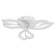 The chandelier is LED DIM. Legante 3-mode 48W 2700-6400k white Ritter
