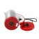 Electric kettle Sakura SA-2147R, metal, 1.8 l, 1800 watts, red