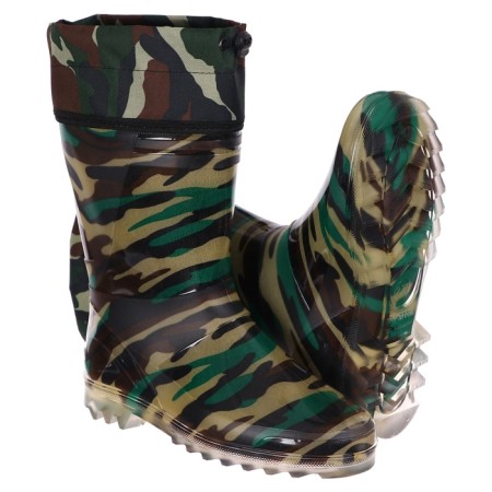 Men's boots S-10RUM, PVC, insulated, camouflage mix, size 43 (277)-2
