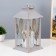 Three sheets nightlight LED from batteries 3HAAA Gray with a golden patina 14x14x29.5 cm Risalux
