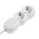 Extension cord Luazon Lighting Eco, 2 sockets, 1.7 m, 16 A, 3500 W, PVS 3x1 mm2, s/k