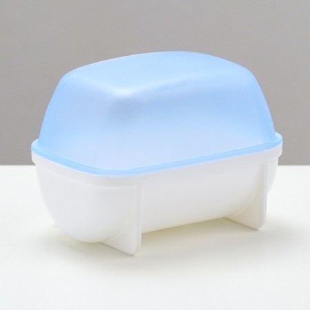 A toilet for rodents "Pijon", 10.2 x 7.2 x 7.2 cm, blue-2
