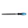 Tundra file, for sharpening chains drank, flat, U10, 2K handle, No. 3, 200 mm