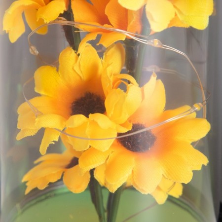 Sunflower nightlight LED 3XAG10 8.5x8.5x15.5 cm-2