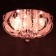 Svetogor chandelier "Dinzhou" 5x60W E27 LED lighting chrome 50x50cm