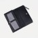Women's wallet on the button, black color
