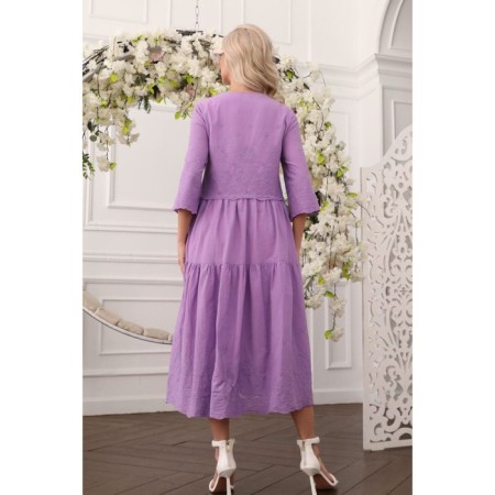 Female dress, size 50, purple color-12