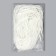 Shoes for shoes, round, d = 6 mm, 90 cm, packing 25 pcs, white color