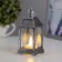 Nightlight "Light Small" LED from batteries 3xlr44 black-silver 6x6x13 cm
