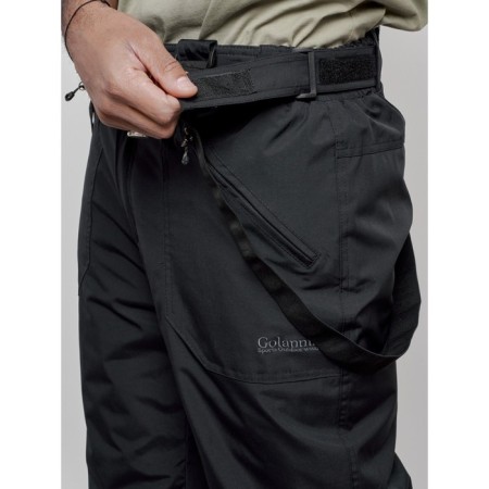 Semi-combinezone ski insulated male winter, size 48, dark blue color-9