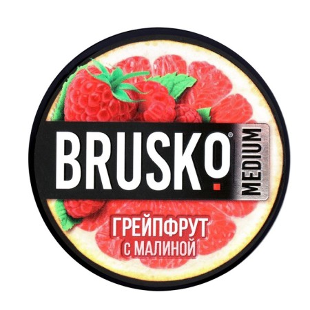 Brusko Called Nicotine Mixture "Grapefruit with Raspberry", 50 g, Medium-1
