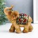 Polystone souvenir "Seven Elephants of Popon with pearls" H-10.5; 9.5; 8; 7.5; 6.5; 6; 5 cm