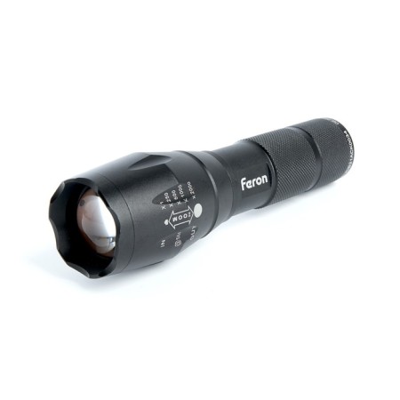 Фонарь ручной Feron TH2400 с аккумулятором USB ZOOM-2
