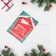 Postcard - New Year's Post Compliment, 6 x 8 cm, New Year