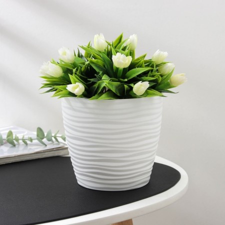 Pot with the pallet "Dun", 1.7 l, the color is white-5