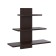 Wall -mounted shelf, 600 × 212 × 600 mm, color wenge