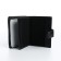 Male purse on magnet 3 in 1, department for auto documents, passports, black color
