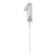 Candle in the cake on the skewer "Almaz", the number "1", silver, 4.8x2.6 cm