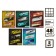 A set of notebooks of 5 pieces, 48 ​​sheets in the Calligrata Sports cage, covered cardboard, offset block