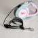 Roulette "Piggon" with a rubberized handle, 3 m, up to 15 kg, cable, gray-pink