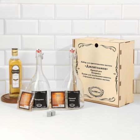 Set for the preparation of tincture "Gentleman", whiskey, Bechevka-6