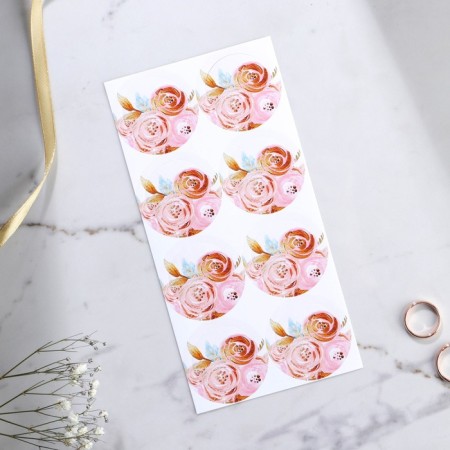 Invitation in the craft envelope for the wedding "Pink Tenderness", 10 x 15 cm-5