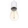 Lamp "Skin" E27 40W white 10x10x16-60cm