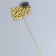A set of toppers "Your best release", 10x29 cm, yellow, 10 pcs.