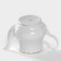Porcelain kettle "Romance", 800 ml, white color