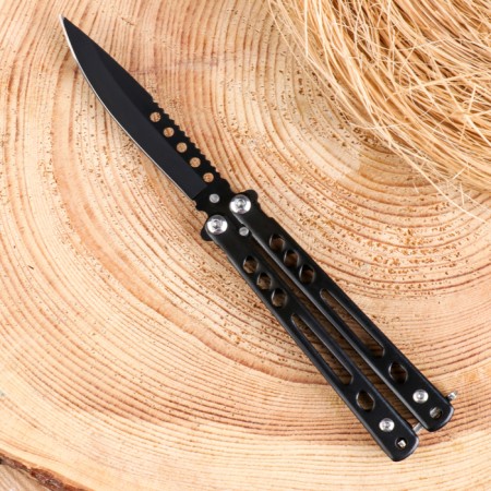 Bowing knife "Wing" 16.5cm, blade 73mm/1.5mm, black-1