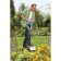 Universal shovel, l = 117 cm, metal stalk, with a handle
