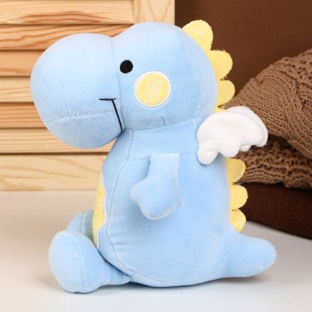 Dino soft toy, 23 cm, blue color-1