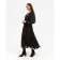 Women's dress with Mist Midi belt, size 46, black