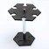 Mini-bar "Baroque" Bar Standing, 6 Fuepers/ Stokes