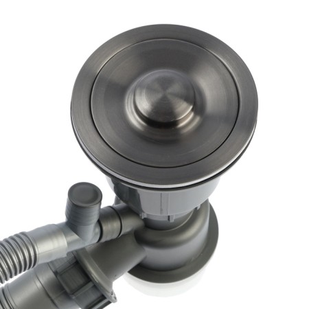 Siphon for washing Aflorn AF90101F-1, 3 1/2 ", black-5