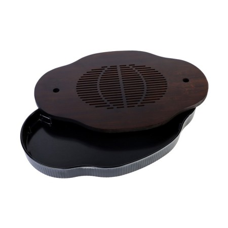 Tray for the tea ceremony, 45 x 31 x 3.8 cm, black tray-2