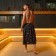 A towel for the bath "Peppers" Male Kilt 75x150 cm, 100 % HL, waffle leaf
