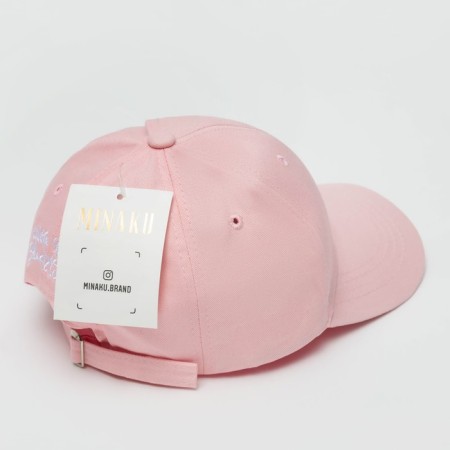Women's cap Minaku "Love" Color Pink, rr 56-58-5