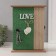 Keywood tree 6 hooks "Printing leaves. Keys and heart" Greens 6.5x20x26.5 cm