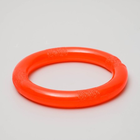 Toy "Ring" large, 14 cm, rubber, red-2