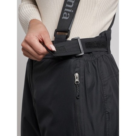 Semi -combinezone ski insulated female winter, size 48, black color-10