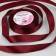 Satin tape, 20 mm × 23 ± 1 m, color ripe cherry