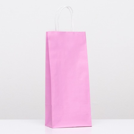 Craft package for a bottle, lilac, 14 x 8 x 32 cm-1